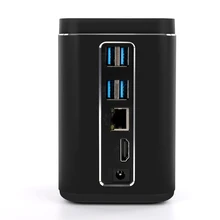 Ценово Kingkong Mini PC Windows 10 HDMI TV Box Intel Вишня след Z8300 Quad Core 4 Г 64 Г 2 ВЕЧЕРА Камеры Bluetooth Wifi USB3.0