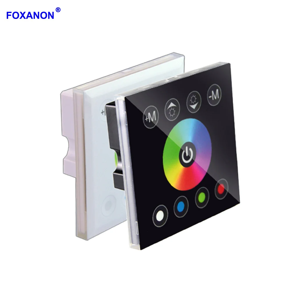 Foxanon DC12V 24V 86 настсветодиодный ная светодиодная RGBW Сенсорная панель полноцветный