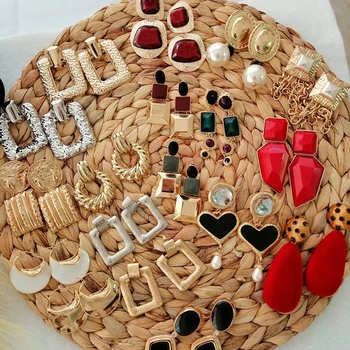 

Miwens Za Maxi Vintage Simulated Pearl Drop Earrings Women New Long Big Statement Wholesale Factory Jewelry Ear Accessories A272