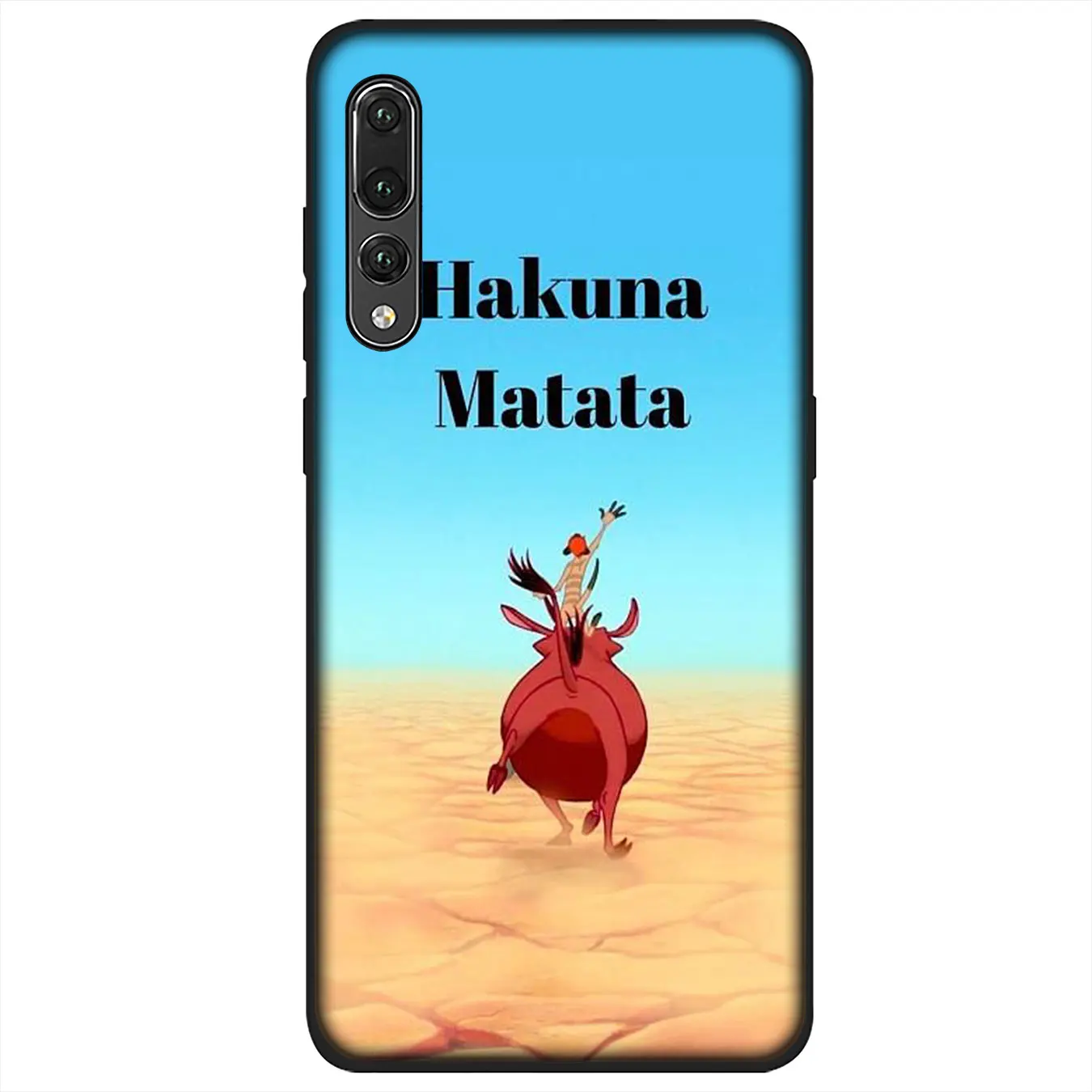 Мягкий силиконовый чехол с рисунком льва, короля поросенка, аниме для huawei P30 P20 Pro P10 P9 Lite Mini, черный чехол P Smart Z