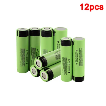 

Centechia 12 Pcs 3.7V NCR 18650B 3400mAh Rechargeable Batteries For Panasonic 18650 Battery/Power Bank/Portable Charger/Light