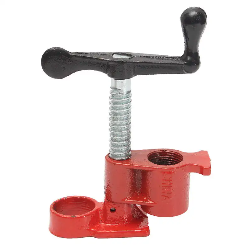 

Doersupp Iron 3/4" Gluing Pipe Clamp Set Keep Wood Stready Apply for Woodworkers Working On Cabinets and Wooden Boxes