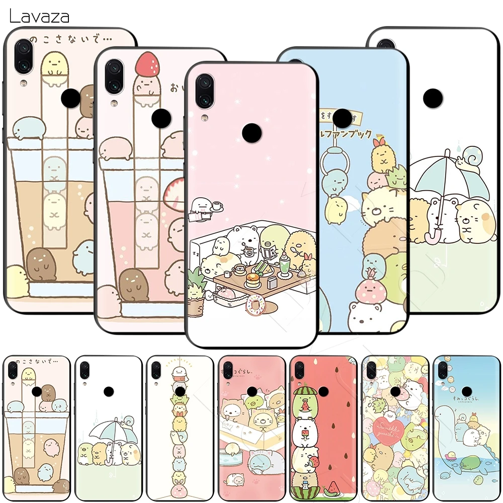 Lavaza Sumikko Gurashi Art Solid Case for Xiaomi Redmi Note 4A 4X 5 5A 6 6A 7 S2 Pro Go Prime Plus |