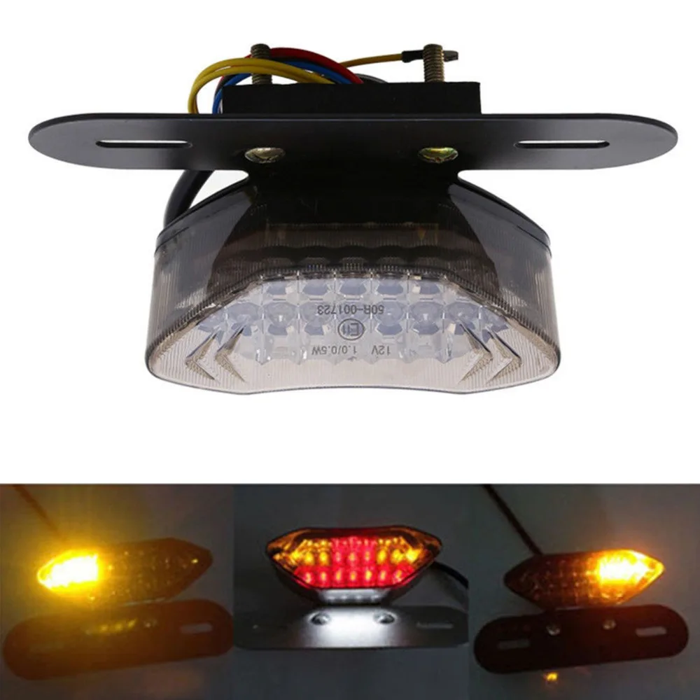 12V 20LED Motorcycle Bike Rear Tail Stop Red Light font b Lamp b font taillight rear