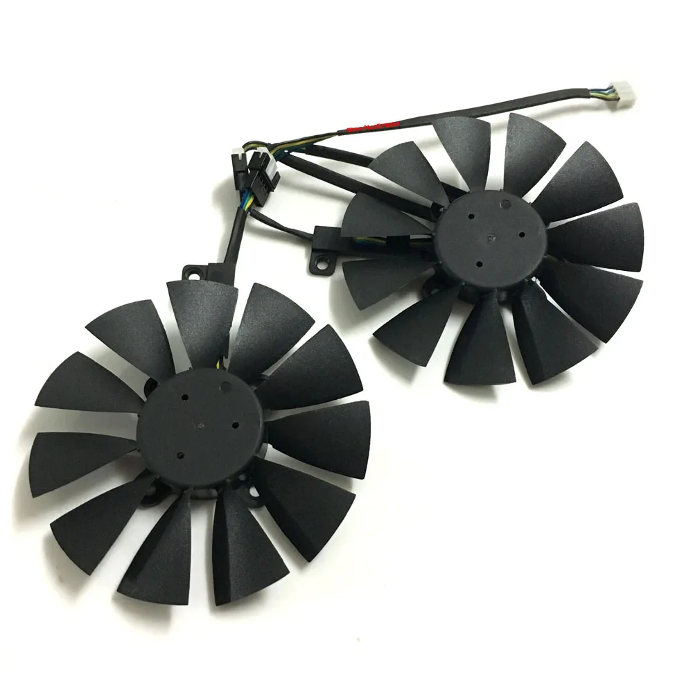 Кулер VGA gpu GTX 1070/1060 для видеокарты asus dual GTX1060 GTX1070 2 шт.|card fan|graphics card fancard cooling |