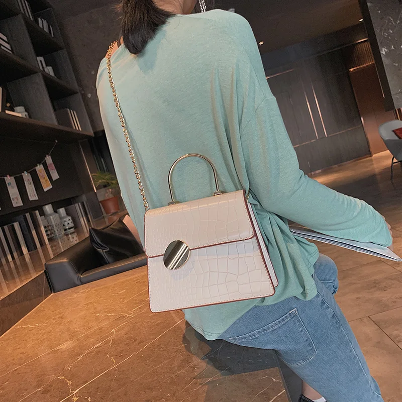 

Designer Handbags High Quality PU Leather Luxury Handbags Women Bags Designer Female Flap Totes Chains Shoulder Messenger Bags