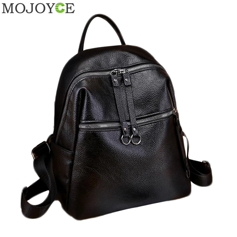  Fashion Women Backpacks Soft PU Leather Backpack Shoulder Daypack Female Rucksack Mochilas Mujer Ca - 32955075703