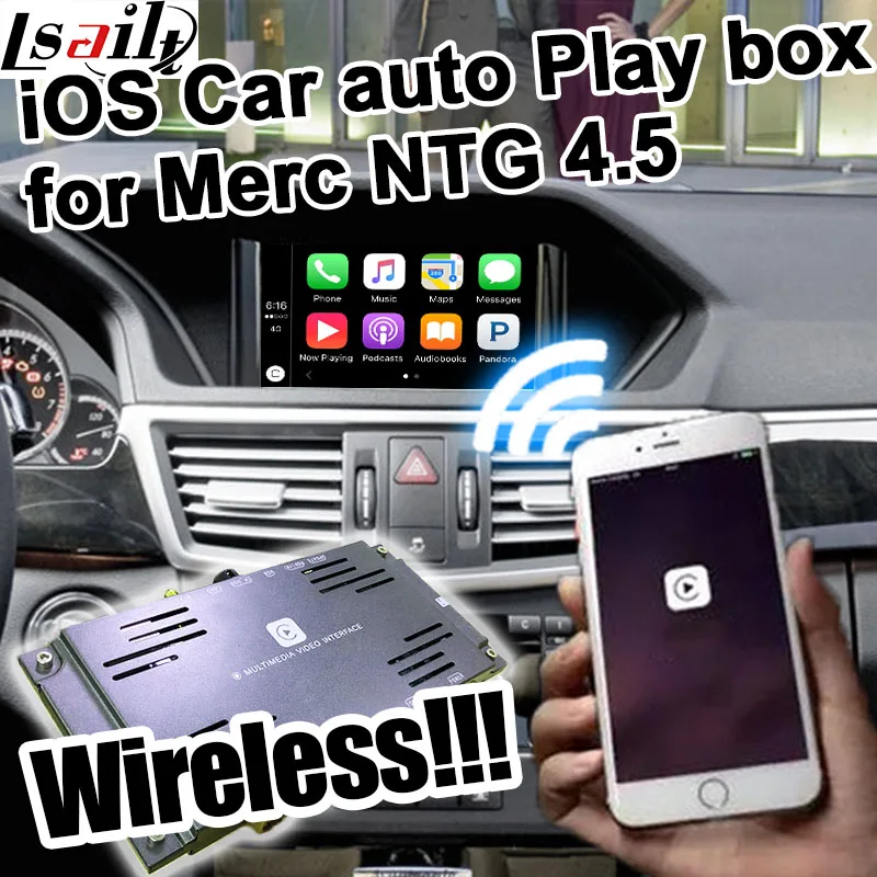 Беспроводная Автомобильная Игровая приставка для Mercedes benz NTG 4 5 A B C E GLK ML command & auido20