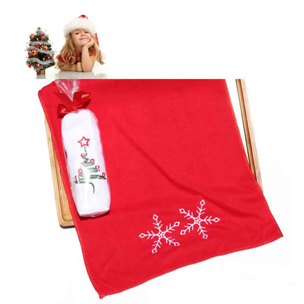 Рождественское полотенце, салфетки, предметы домашнего обихода, рождественские подарки, многофункциональные полотенца из микрофибры