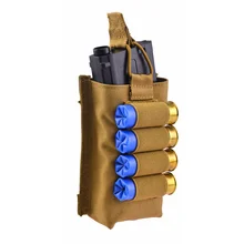 Портативный Охота Тактический Многофункциональный Airsoft Спорт клип приклад Пуля Shell держатель Открытый съемка чехол Сумки