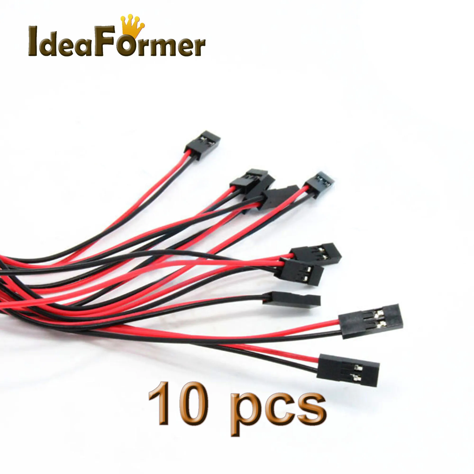 10 pcs/lot 70cm 2 Pin Female to Female Jumper Wire Dupont Cable 2pin