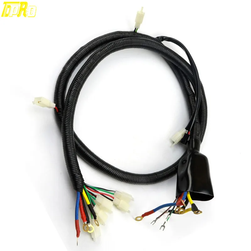 Genuine TDPRO Go Kart Brushed WIRING HARNESS WIRE LOOM Reverse For