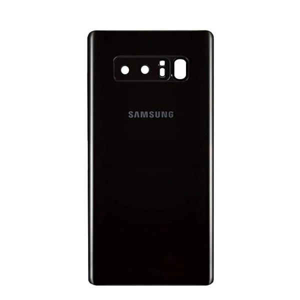 samsung Задняя крышка батареи стеклянный корпус для SAMAUNG Note8 Note 8 N9500 N9508 Note 8 N950F Телефон задняя крышка батареи - Цвет: Black