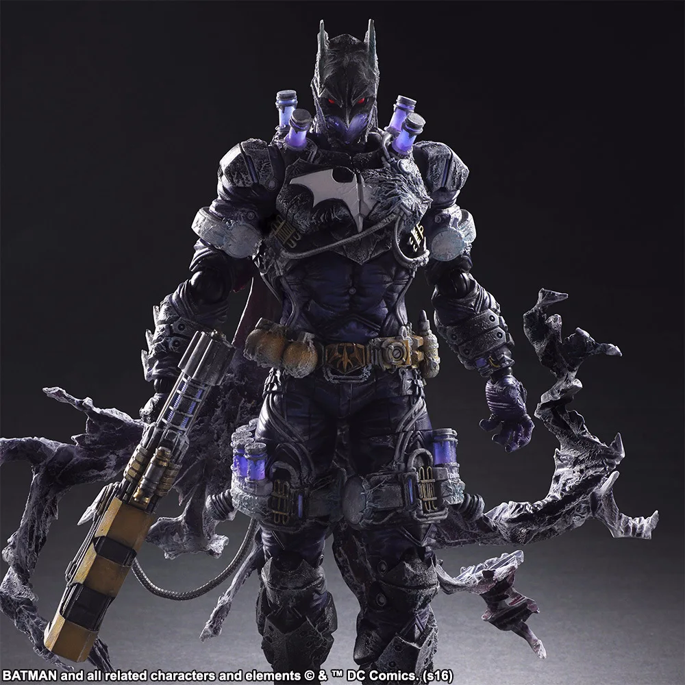 Play Arts 27 см Rogues галерея Victor Fries Mister Freeze персонаж плохие парни в Бэтмене фигурка
