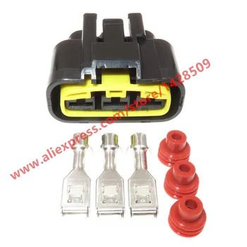 

20 Sets 3 Pin Female Motorcycle Connector For Can-Am Arctic Cat Polaris Sea-Doo Ski-Doo Triumph Yamaha Kawasaki QLW-A-B3F-B