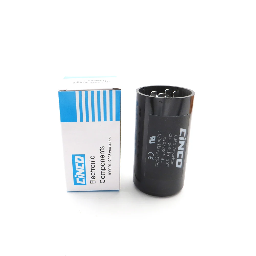 

324-388MFD 220V 250V 275V CD60 Motor Start Capacitors RV Motor Starting 324-388 mf uf Compressor HVAC Electrolytic 220VAC 250VAC