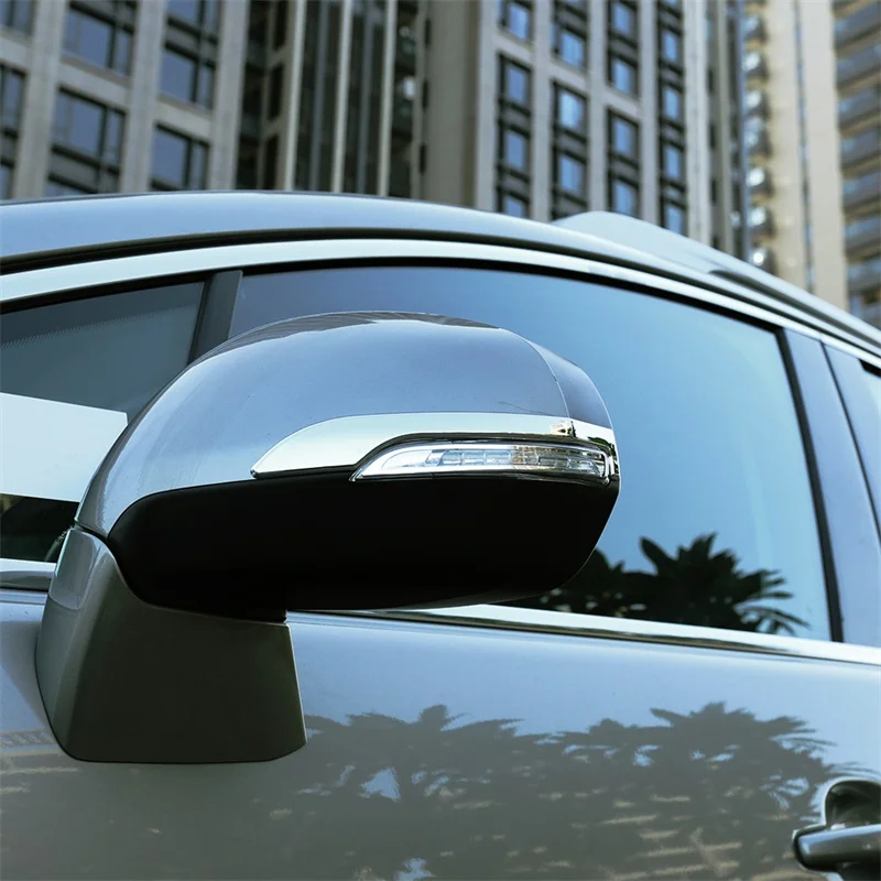 For 2013 2015 Peugeot 3008 ABS chromium side wing fender side view rearview mirror anti rub trim