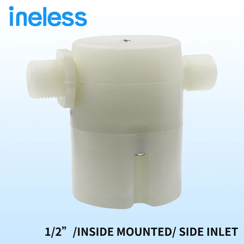 

1/2" Side Inlet Water Outer Mounted Automatic Float Valve Water Level Control Valve For Solar Water Tank Tower Pool
