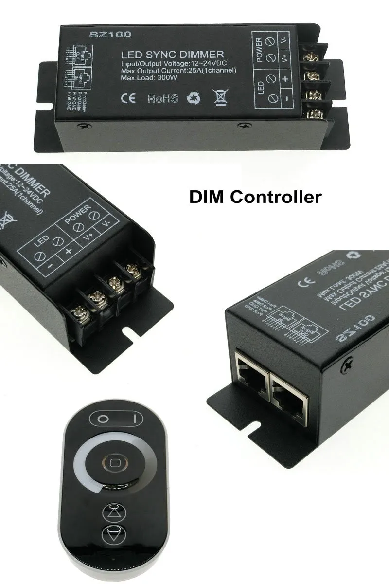 Touch светодиодный RGB Управление Лер RF Беспроводной удаленного Управление RGB/КТ/DIM DC12-24V светодиодный Управление Лер диммер для светодиодный