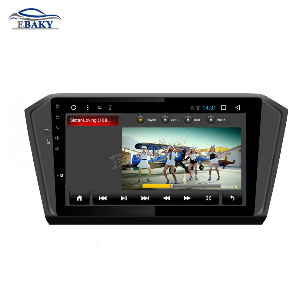 Clearance NaviTopia 10.1inch 1GB/2GB RAM Quad Core/Octa Core Android 7.1/8.1 Car DVD Radio for VW Magotan 2017 with GPS/wifi/maps 17