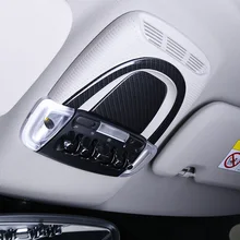 Нержавеющая сталь салона укладки Чтение свет Обложка украшения отделка Mouding Панель для MINI Cooper F56 черный