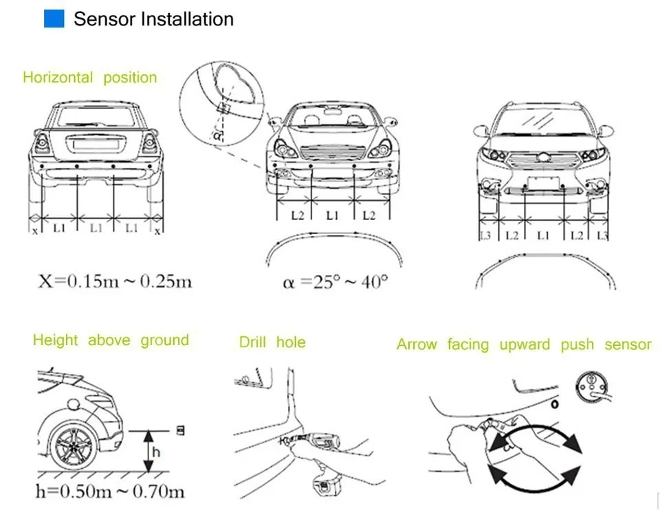 Горячая Автостоянка сенсор 8 датчиков звуковой сигнал резервный радар детектор системы сирена 9 цветов вариант без монитора