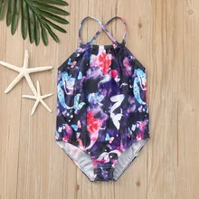 CHAMSGEND Детские с рисунками из мультфильмов для маленьких девочек с принтом «бабочка» бикини цельный купальник Bebek Mayo купальники для малышей 19MAY19 P35