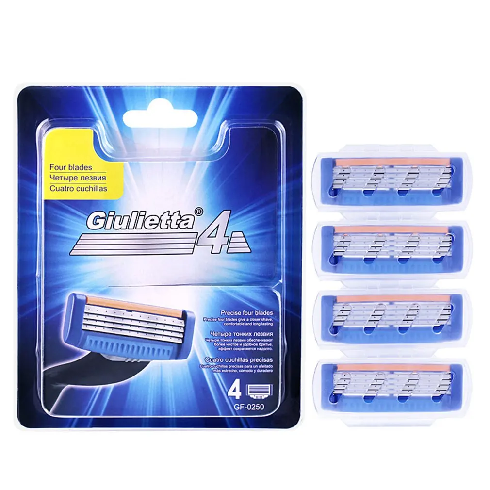 

Dustproof and waterproof patented men's 4-layer manual razor head Universal razor replaces GF4-0250