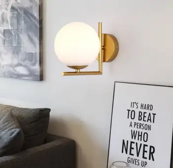 

Nordic LOFT industrial wind American personality LED bedroom living room aisle balcony study iron ceiling light