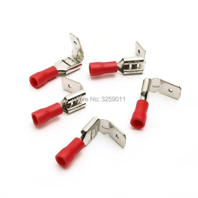 

1PCS 22-16 AWG Semi Insulated Piggy Back Spade Electrical Quick Splice Crimp Terminals Connectors Red