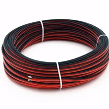 20awg Электрический провод с силиконовой оплеткой 10 м Удлинительный кабель провод 2pin шнур Кабели гибкий крюк пряди луженая медная проволока