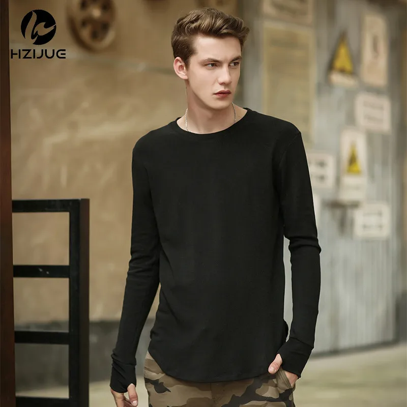 Kanye West T-shirts Men Thumb Hole Cuffs Long Sleeve Tyga Swag T Shirt Justin Bieber Skateboard Side Split T shirt Extend Long Kanye West T-shirts Men Thumb Hole Cuffs Long Sleeve Tyga Swag T Shirt Justin Bieber Skateboard Side Split T shirt Extend Long