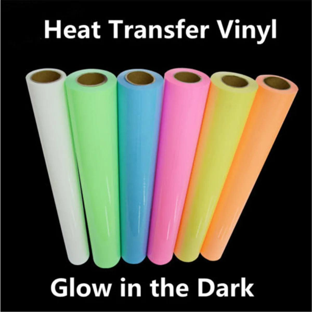 

PU Heat Transfer Vinyl Luminous Print Paper T-Shirt Iron Fabric Film Thermal Photograph Transfer Heat Transfers For Clothing DIY