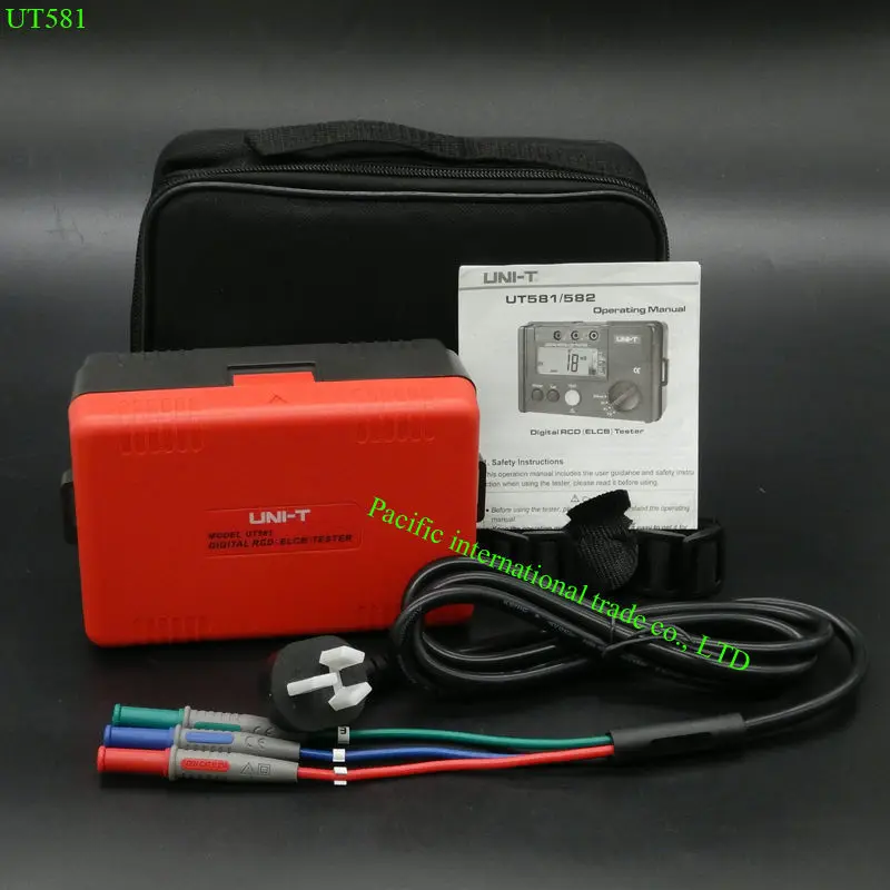 

Digital RCD(ELCB) Tester Meter UNI-T UT581 AUTO RAMP Function Leakage Circuit Breaker Leakage Protection Switch Tester