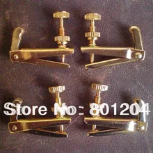 Золотой цвет Скрипки мелкие тюнеры 100 шт. полный размер