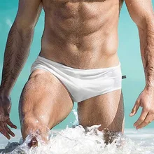 Новые пикантные однотонные цвета — красный, синий, черный Плавание шорты, мужские плавки летние пляжные шорты для серфинга человек Для мужчин купальный костюм Sunga ванный комплект