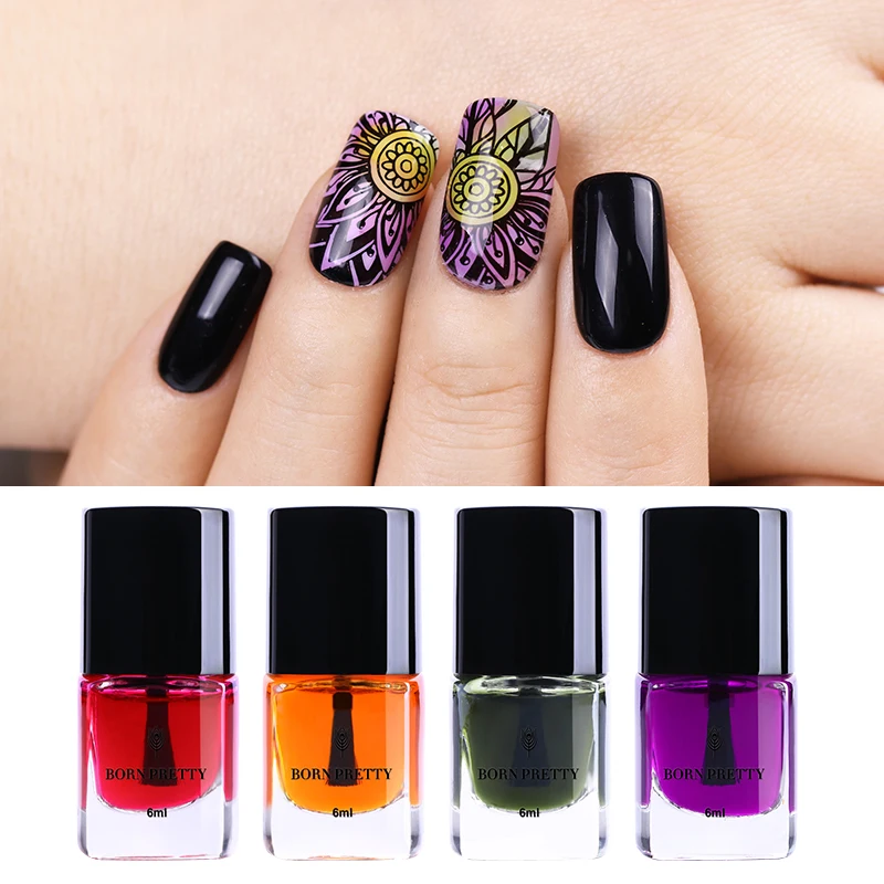 Цветной тонировочный лак BORN PRETTY для ногтей 6 мл|nail art polish|nail varnishnail varnish |