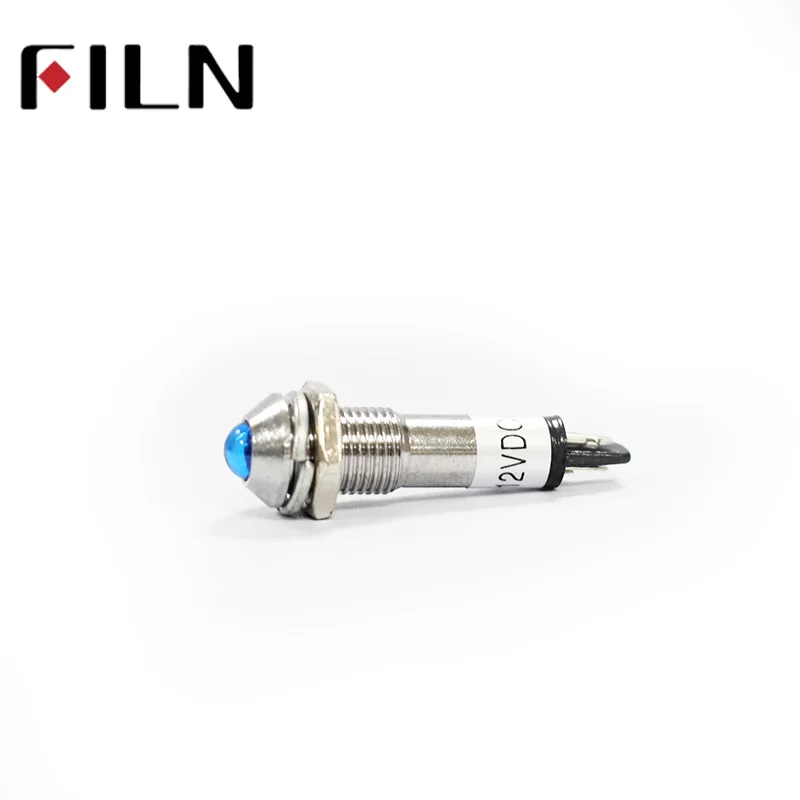 Filn 8 мм отверстие 12v 24v 220v Мини светодиодный пилот светильник