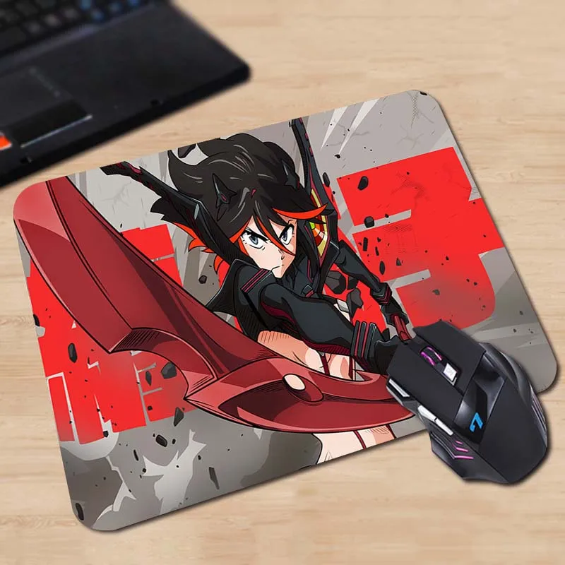Babaite Мягкий Нескользящий прямоугольный коврик для мыши angry ryuuko matoi in kill la Best Durbale