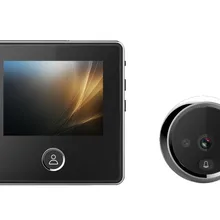 3 дюймов Встроенный Батарея 1MP Ночное видение видео дверной глазок
