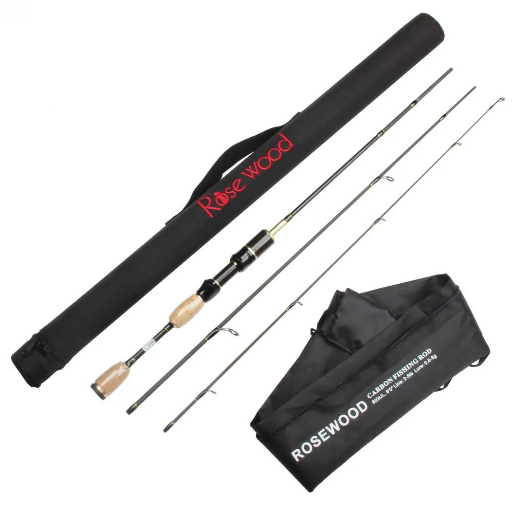 3 Section 0.8-5g Lure Weight UL Spining Casting Rod Lightweight Ultra Light Tube