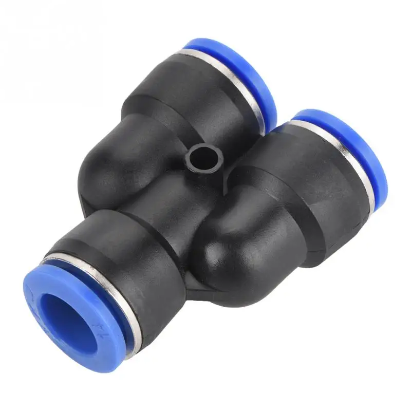 Quick Connector Air Hose Pneumatic Fittings OD 3 Way Y Union Connector
