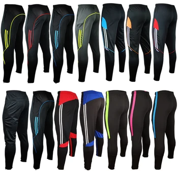 

Shinestone Mens Soccer Training Sport Trousers With Pocket Zipper Jogging Male Fitness Workout Running Pants