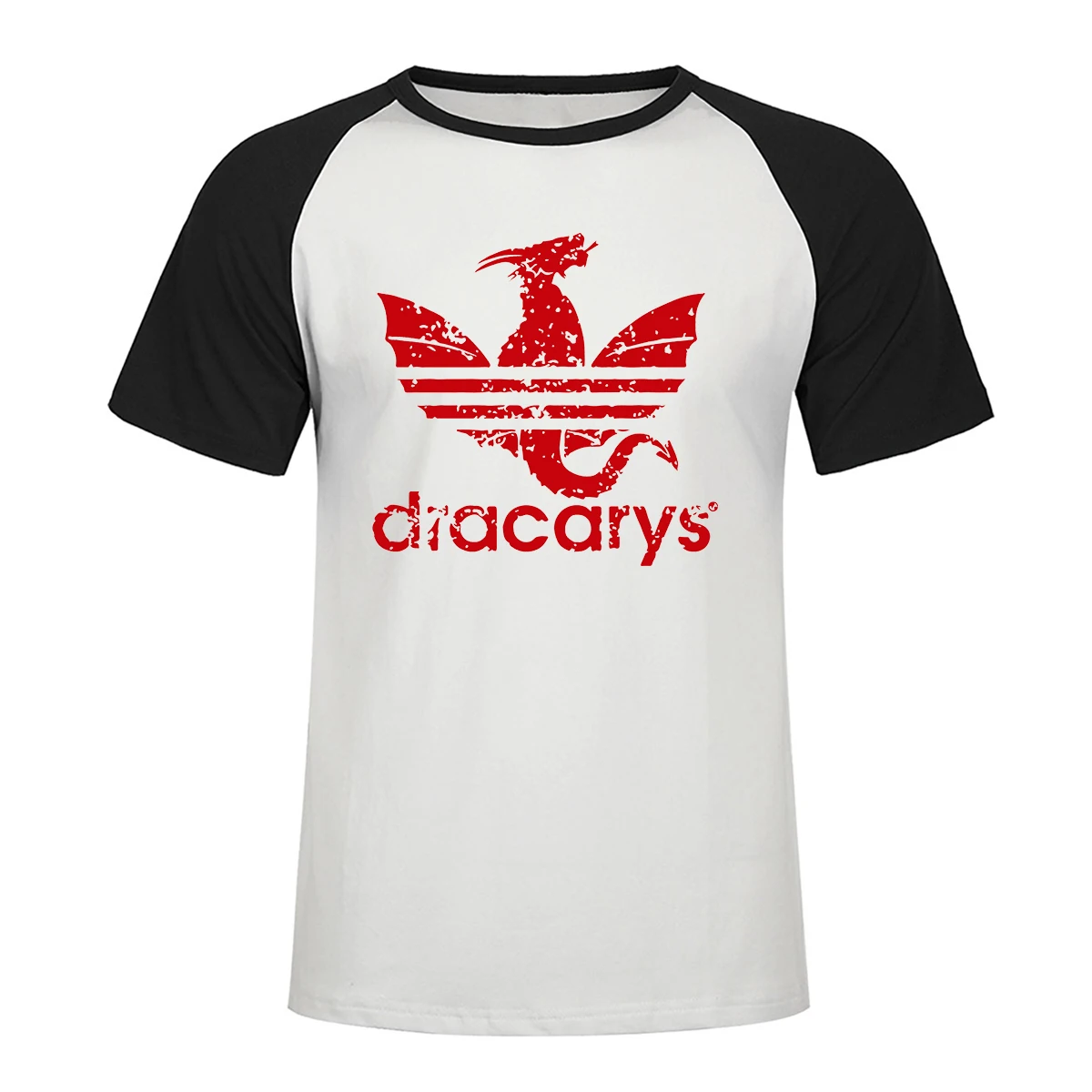 

Dracarys Game Of Thrones Unisex Raglan T-Shirt Harajuku Vintage Style T Shirt Camisetas Hombre Tshirt Men Clothing 2019