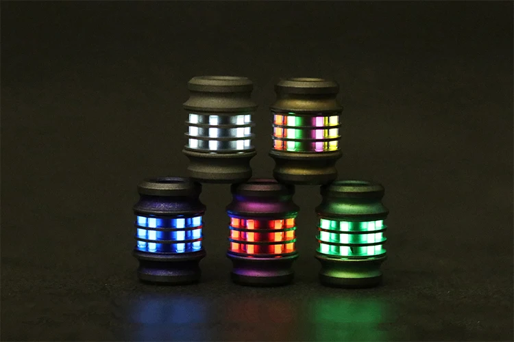V DIY التيتانيوم سبائك TC4 سكين الخرز الحبل Paracord حبل في الهواء الطلق التخييم الذاتي مضيئة 25 سنوات المعلقات EDC متعددة أدوات جديد!