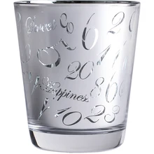 Зеркало с надписью стеклянная чашка 8,5 унций., бокал для вина es сок чайная чашка Новинка Посуда для напитков Бар инструменты шампанское посуда для напитков кордиальный ликер