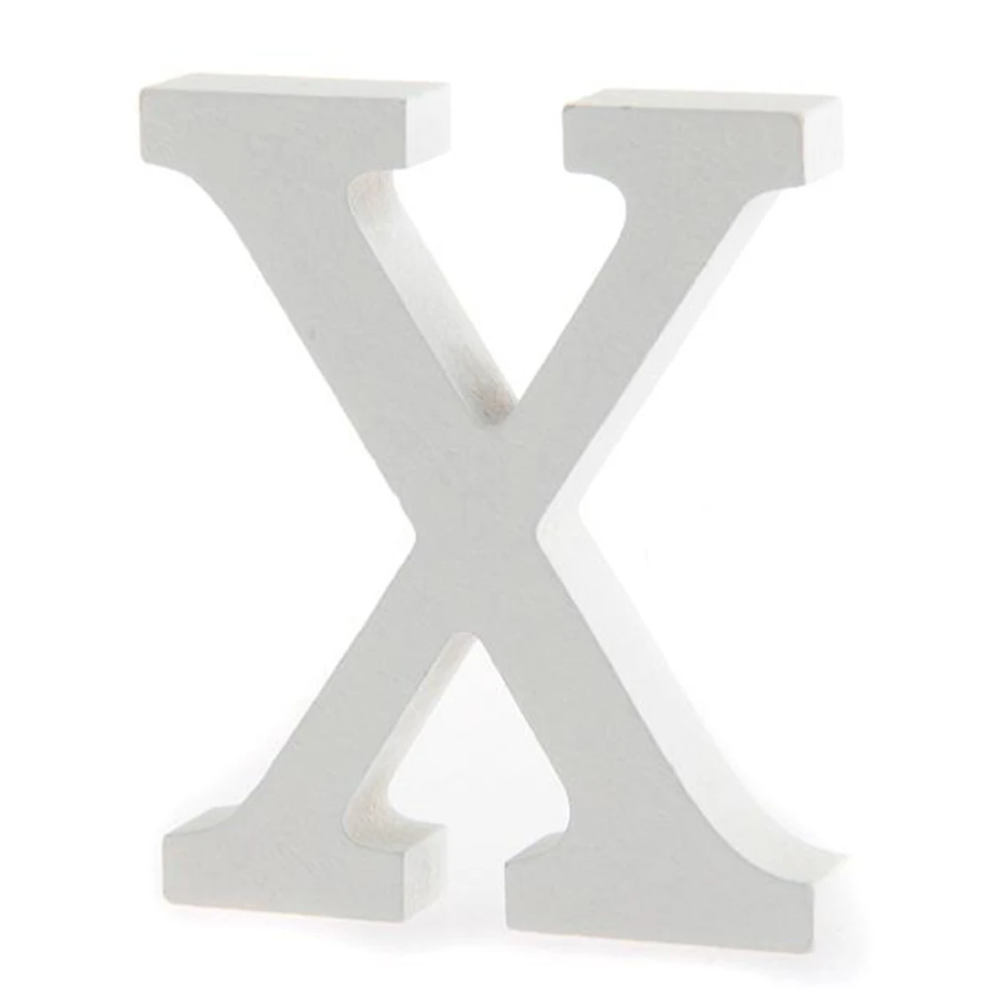 Новые модные английские буквы A-Z и Ремесло Деревянные Буквы Свадебные игрушки на день рождения украшения для дома - Цвет: X