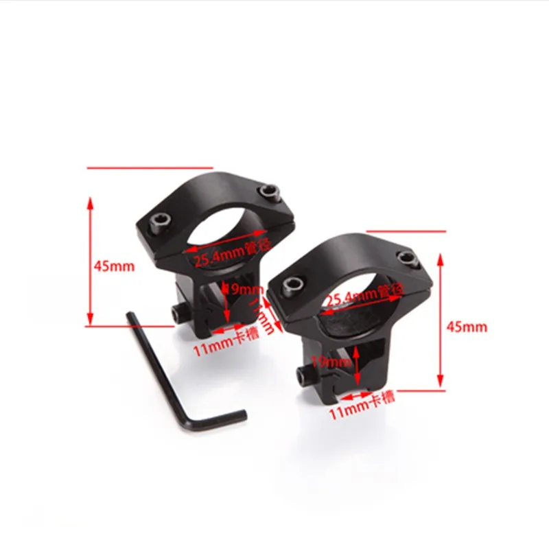 2PCS-Designer-Optical-Sight-Bracket-Scope-Mount-Rings-11mm-Rail-Ring-Outdoor-Camping-Hunting-Tool-1 (3)