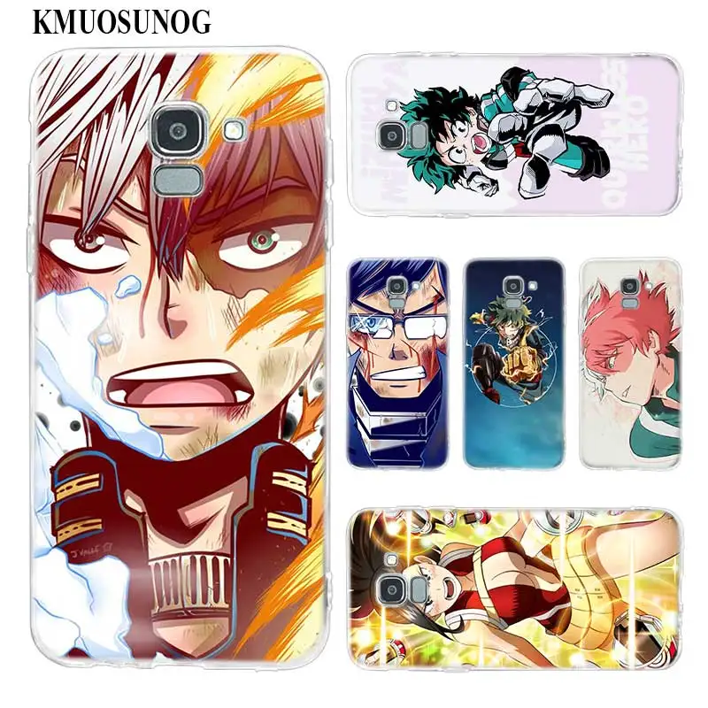 

Transparent Soft Silicone Phone Case Anime My Hero Academia For Samsung Galaxy j8 j7 j6 j5 j4 j3 Plus 2018 2017 Prime