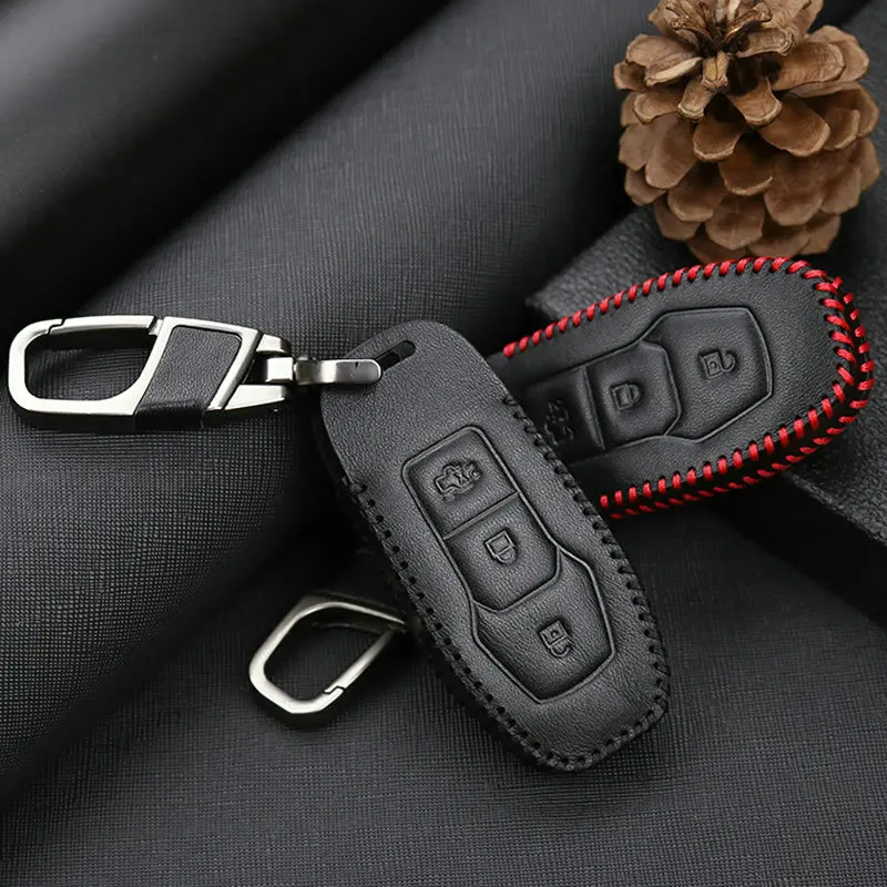 Чехол для автомобильного ключа чехол Ford Mondeo 2013 Edge Mustang Focus 2 3 Fiesta Kuga Ranger Fusion Funda с